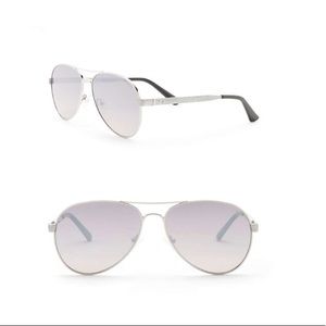 GUESS 58mm Aviator Sunglasses NWT